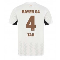 Maglia Calcio Bayer Leverkusen Jonathan Tah #4 Seconda Divisa 2024-25 Manica Corta